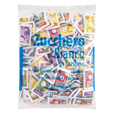 Image of Zucchero bianco bustine