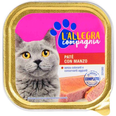 Immagine di Patè per gatto manzo/pollo