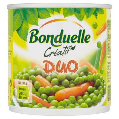Obrázek Bonduelle Créatif Duo zeleninová směs v mírně slaném nálevu 400g
