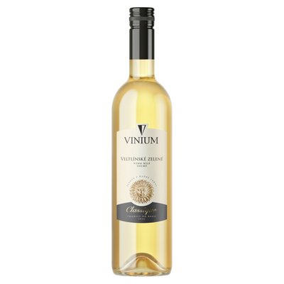 Obrázek Vinium Classique Veltlínské zelené víno bílé polosuché 0,75l