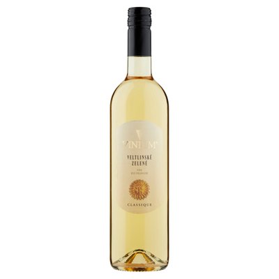 Obrázek Vinium Classique Veltlínské zelené víno bílé polosuché 0,75l