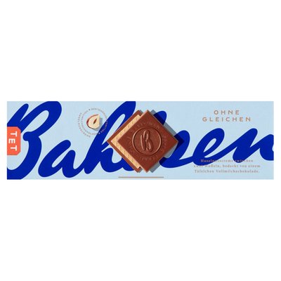 Obrázek Bahlsen Oplatky polomáčené v mléčné čokoládě s lískooříškovou náplní 125g