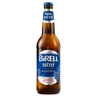 Obrázek Birell Světlý nealkoholické pivo 0,5l