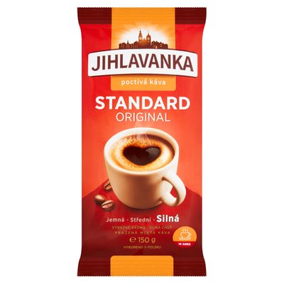 Obrázek Jihlavanka Standard original pražená mletá káva 150g