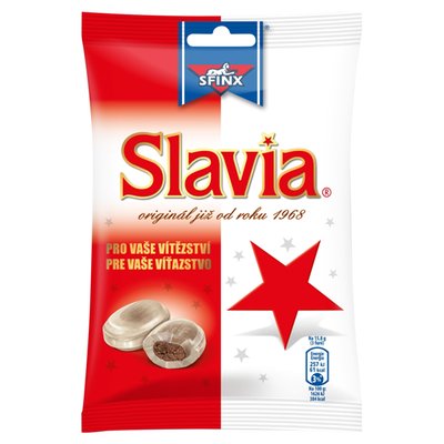 Obrázek SFINX Slavia bonbóny s peprmintovou příchutí a kakaovou náplní 90g