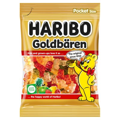 Obrázek Haribo Goldbären želé s ovocnými příchutěmi 100g