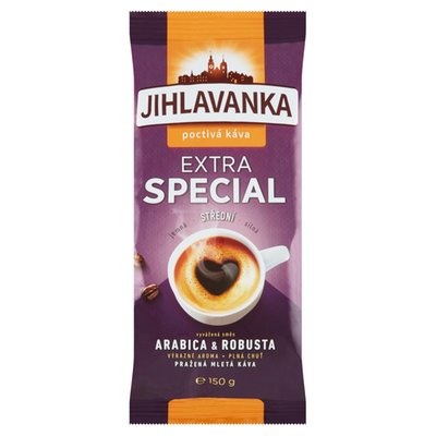 Obrázek Jihlavanka Extra Special pražená mletá káva 150g