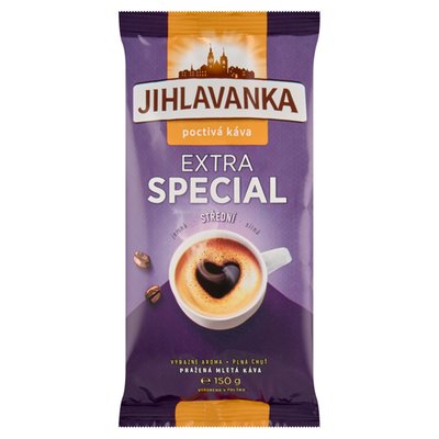 Obrázek Jihlavanka Extra Special pražená mletá káva 150g