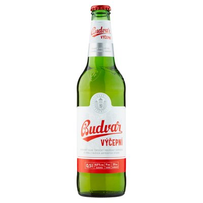 Obrázek Budvar Výčepní světlé výčepní pivo lahev 0,5l