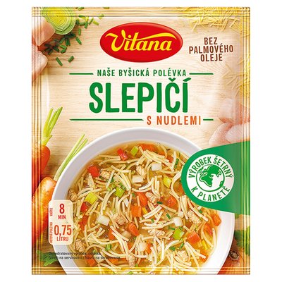 Obrázek Vitana Slepičí s nudlemi 50g