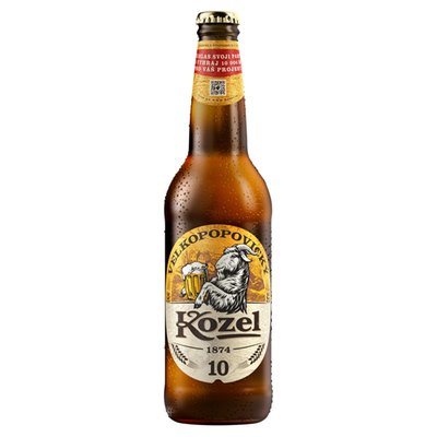 Obrázek Velkopopovický Kozel 10 pivo výčepní světlé 500ml