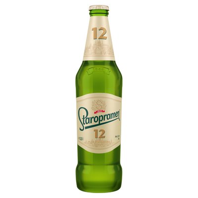 Obrázek Staropramen 12 pivo ležák světlý 0,5l