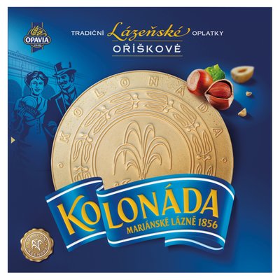 Obrázek Opavia lázeňské oplatky Kolonáda lískooříškové 175g