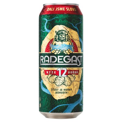 Obrázek Radegast Ryze hořká 12 pivo ležák světlý 500ml