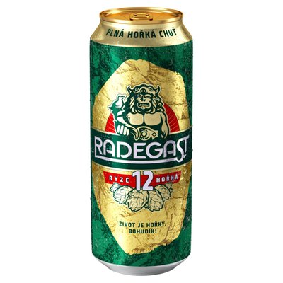 Obrázek Radegast Ryze hořká 12 pivo ležák světlý 500ml