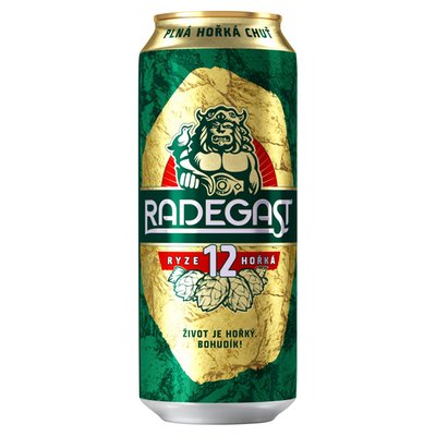 Obrázek Radegast Ryze hořká 12 pivo ležák světlý 500ml