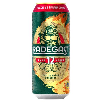 Obrázek Radegast Ryze hořká 12 pivo ležák světlý 500ml