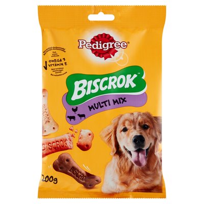 Obrázek Pedigree Biscrok Multi Mix kuřecí, hovězí a jehněčí příchutě 200g