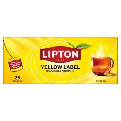 Obrázek Lipton Yellow Label černý čaj 25 sáčků 50g