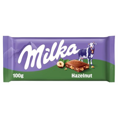 Obrázek Milka čokoláda Oříšková mléčná s drcenými ořechy 100g