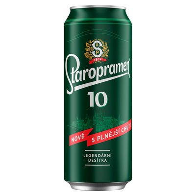 Obrázek Staropramen 10 pivo výčepní světlé 0,5l