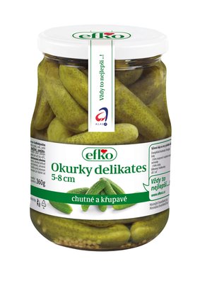 Obrázek Okurky delikates 5-8 cm 720 ml