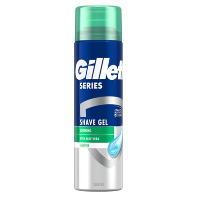 Obrázek Gillette Series Zklidňující Gel Na Holení S Aloe Vera, 200ml
