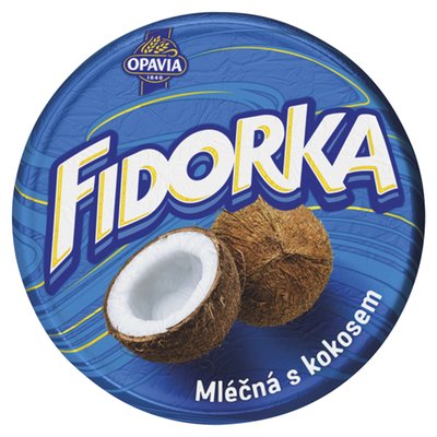Obrázek Opavia Fidorka Mléčná s kokosem, modrá 30g