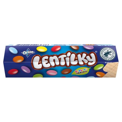 Obrázek ORION LENTILKY Dražé z mléčné čokolády 28g