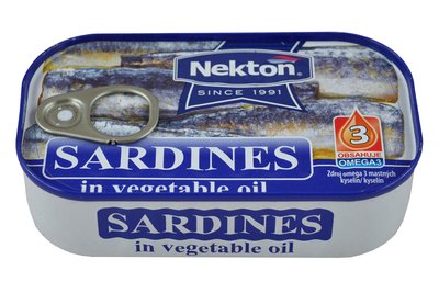 Obrázek Sardinky v rostlinném oleji NEKTON EO 125 g