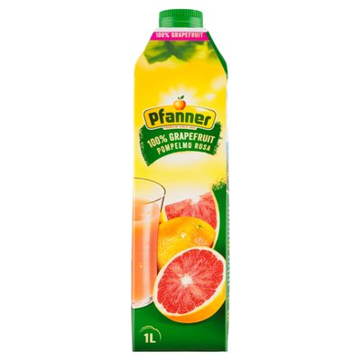 Obrázek Pfanner 100% šťáva z růžového grapefruitu 1l