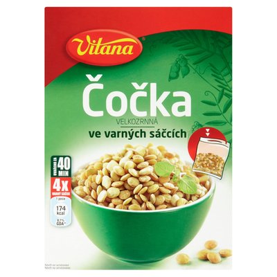 Obrázek Vitana Čočka velkozrnná ve varných sáčcích 4 x 120g