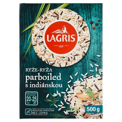 Obrázek Lagris Rýže parboiled s indiánskou dlouhozrnná 500g