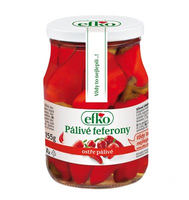 Obrázek Pálivé feferony 370 ml