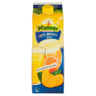 Obrázek Pfanner 100% Pomerančová šťáva s dužinou 2l