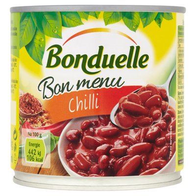 Obrázek Bonduelle Bon Menu Červené fazole v chilli omáčce 430g