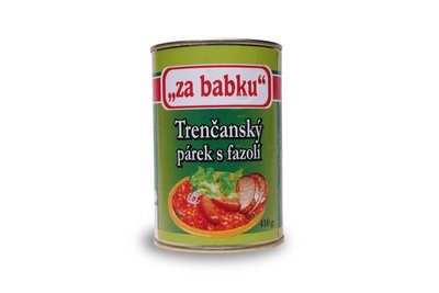Obrázek Trenčanské jemné párky s fazolí 410 g