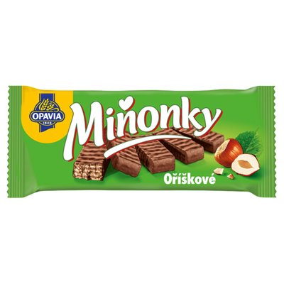 Obrázek Opavia Miňonky Oříškové oplatky 50g