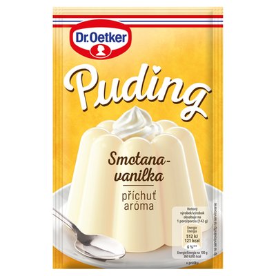 Obrázek Dr. Oetker Puding příchuť Smetana - vanilka 38g
