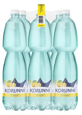 Obrázek Korunní Jemně perlivá s příchutí citron 1,5l