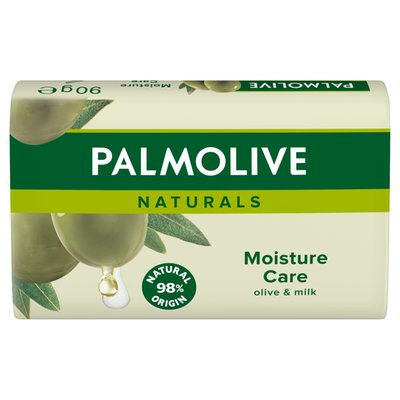 Obrázek Palmolive Naturals tuhé mýdlo s výtažky z mléka a oliv 90g