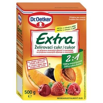 Obrázek Dr. Oetker Extra želírovací cukr 2:1 500g