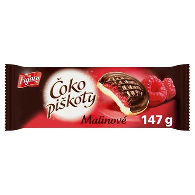 Obrázek Figaro Čoko piškoty Malinové 147g