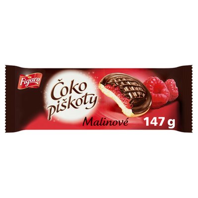 Obrázek Figaro Čoko piškoty Malinové 147g