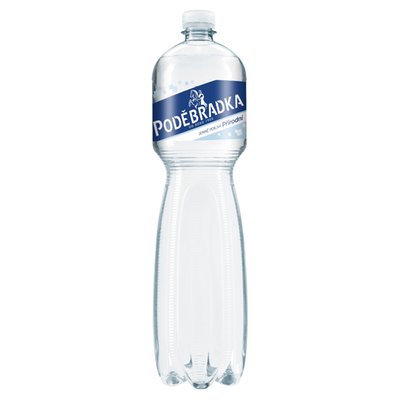 Obrázek Poděbradka Jemně perlivá přírodní 1,5l