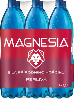 Obrázek Magnesia Perlivá přírodní minerální voda 1,5l