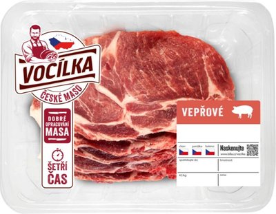 Obrázek VOCÍLKA Vepřová krkovice s kostí plátky