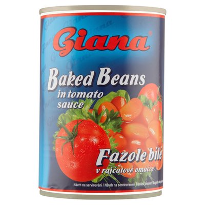 Obrázek Giana Fazole bílé v rajčatové omáčce 420g