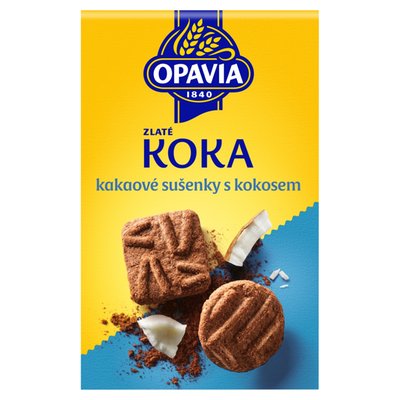 Obrázek Opavia Sušenky Zlaté Koka S Kokosem A Kakaem 180g