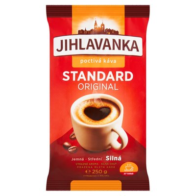 Obrázek Jihlavanka Standard original pražená mletá káva 250g